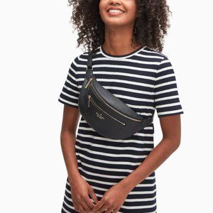 Kate Spade Leila Belt Bag (Black/Gold)